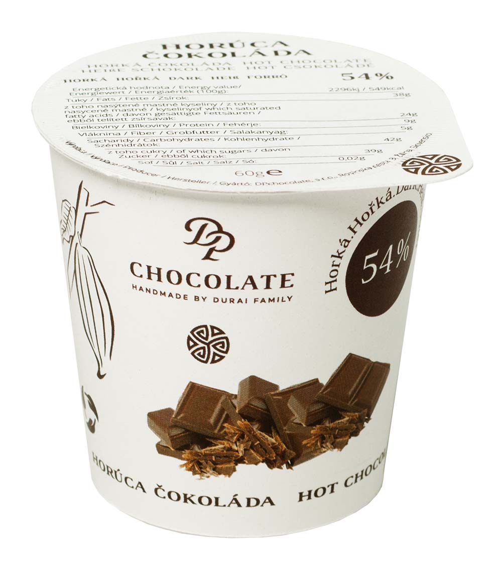 Tekutá čokoláda v tégliku horká (60g)