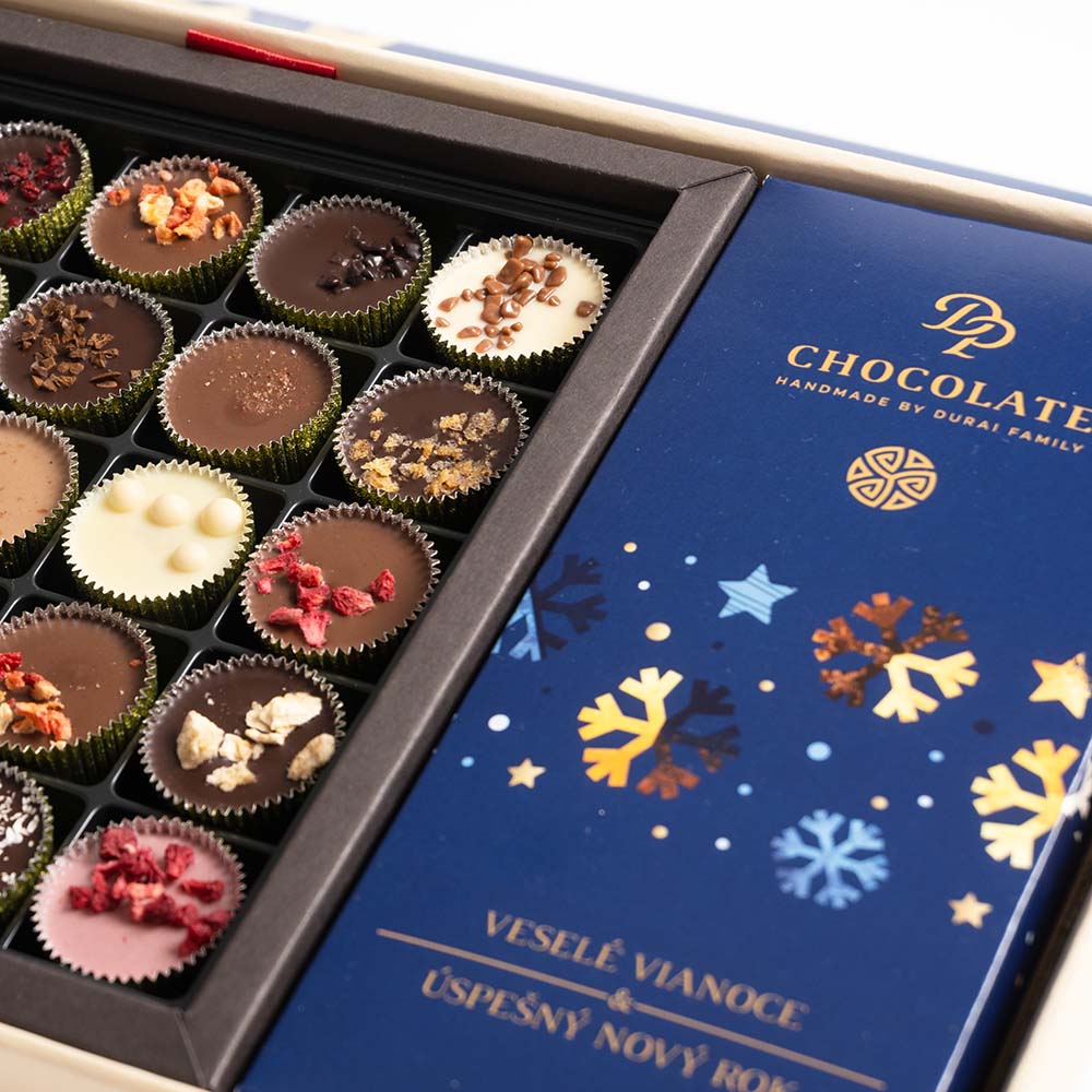 Vianoce - Darčekový box Luxury 25 & Tabuľka 55g Dream