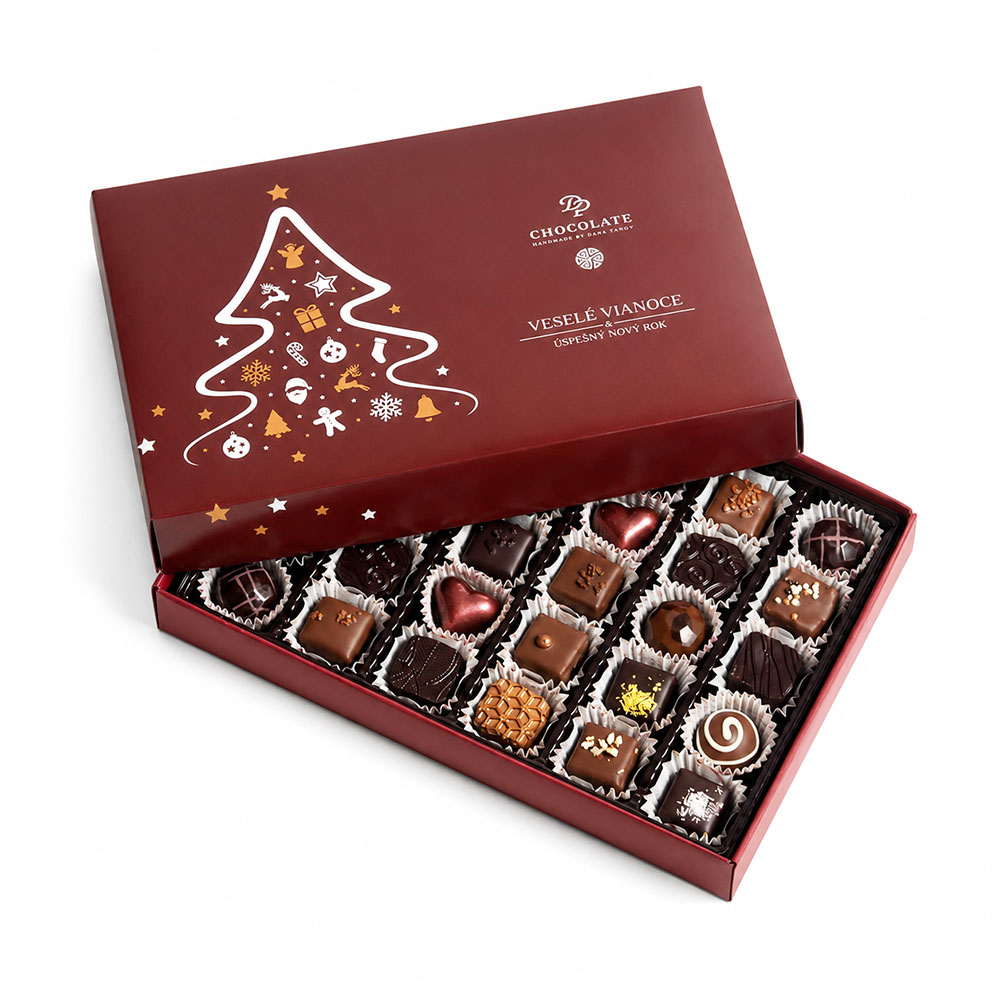 Vianoce - Darčekový box Luxury 30 Burgund