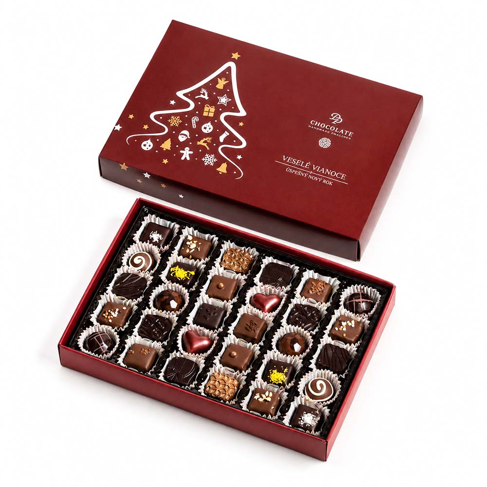 Vianoce - Darčekový box Luxury 30 Burgund