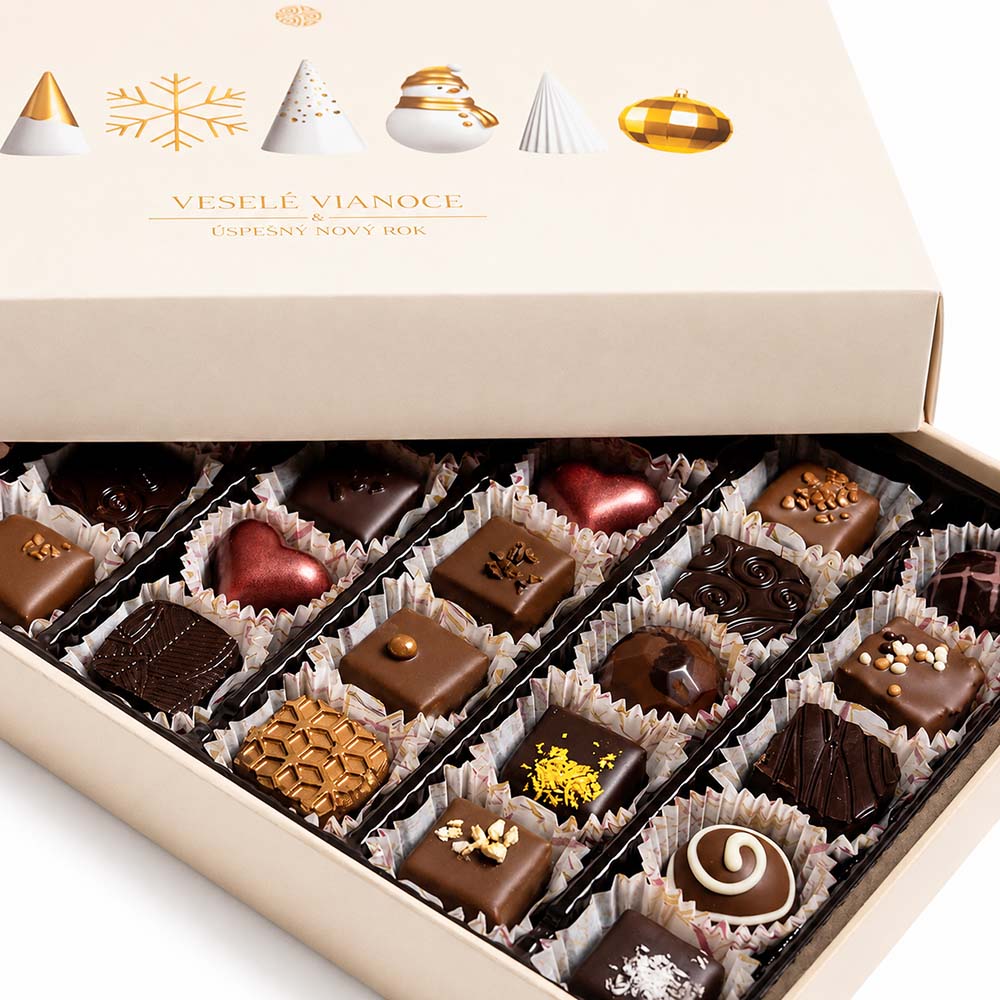 Vianoce - Darčekový box Luxury 30 Cream