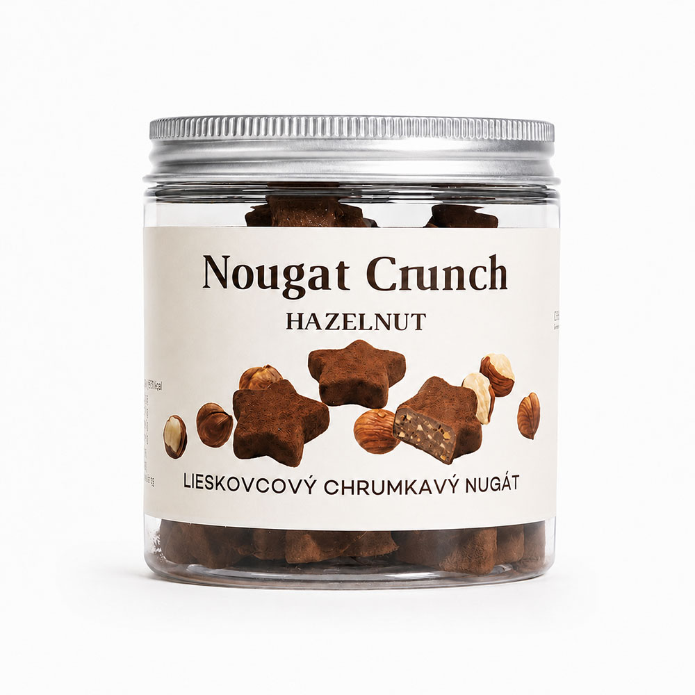 Vianoce - Nougat Crunch Star Lieskovec 100 g