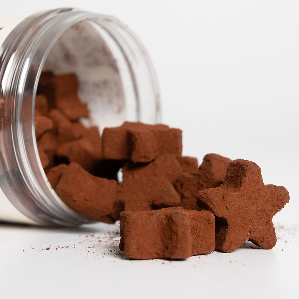 Vianoce - Set Nougat Crunch Star 3 x 100 g Brown