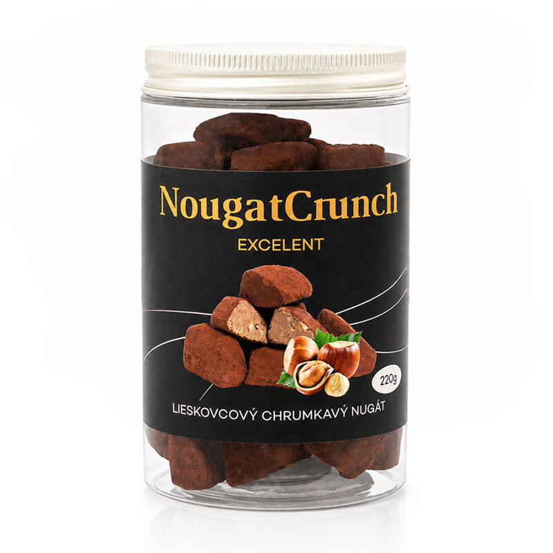 Lieskovcový chrumkavý nugát (220g)